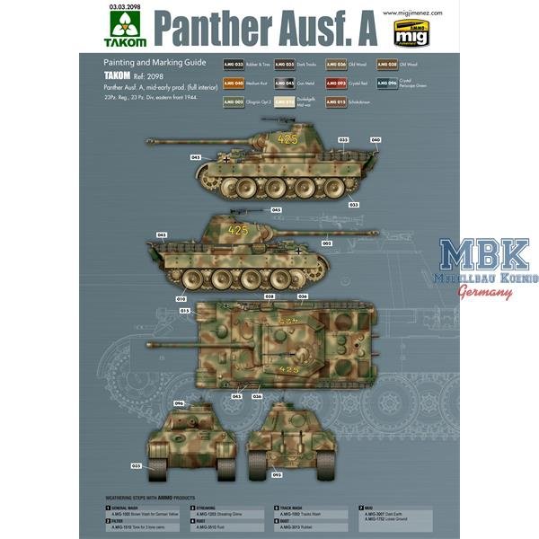 Das Werk DW35010 Panther Ausf.A early / mid Version 1/35 – imagen 3