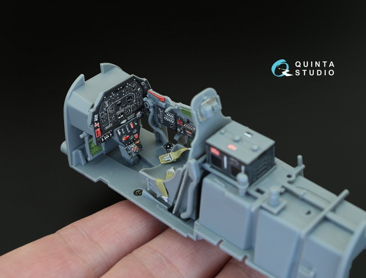 Quinta Studio QD32005 P-51D (Early) 3D-Printed &amp;amp; coloured Interior on decal paper (for Tamiya kit) 1/32 – Bild 6