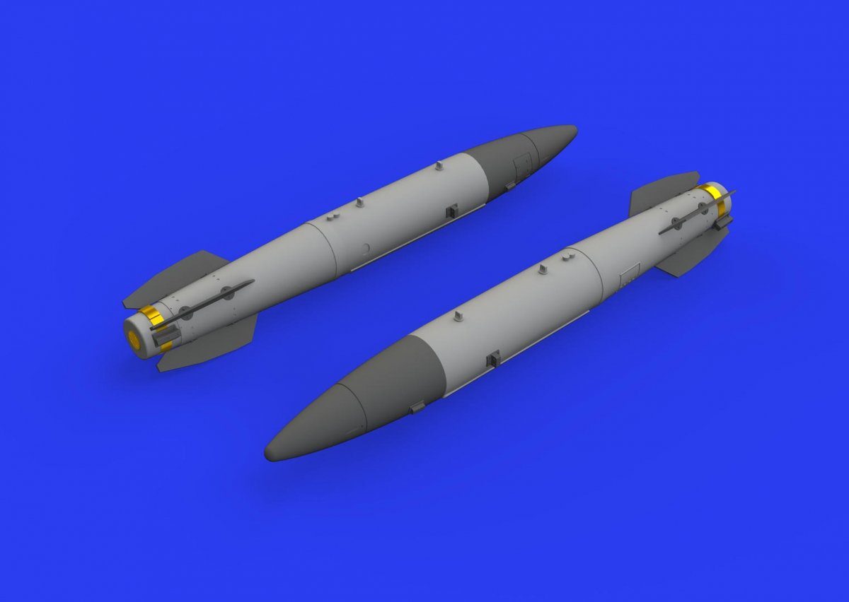 Eduard 648460 B43-1 Nuclear Weapon w/ SC43-3/ -6 tail assembly 1/48 – zdjęcie 3