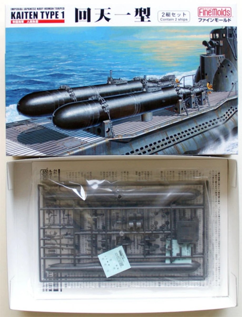 Fine Molds FS1 IJN Human Torpedo Kaiten Type 1 (2pcs) 1/72 – imagen 3
