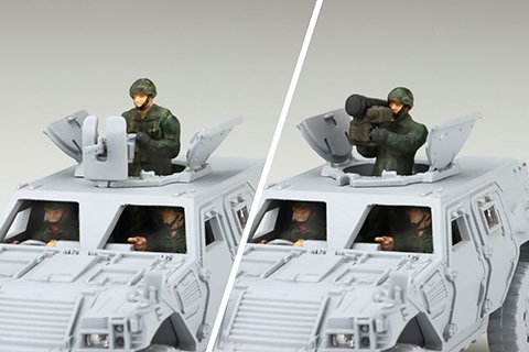 Fujimi 723426 MI-25 JGSDF Staff (for Car/Tank 1) 1/72 – imagen 4