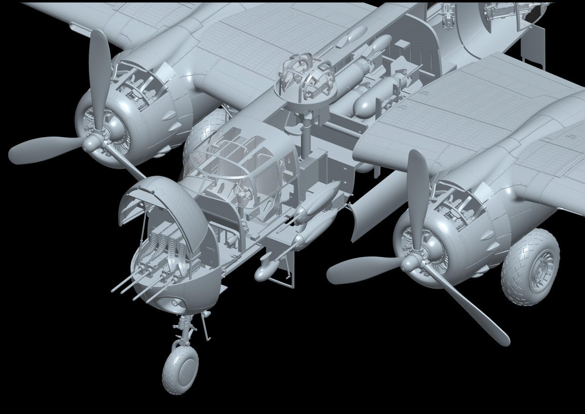 HK Models 01E037 B-25H Mitchell Gunships over CBI 1/32 – zdjęcie 7