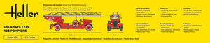 Heller 56780 Delahaye Type 103 Pompiers - Kit de démarrage 1/24 – image 4