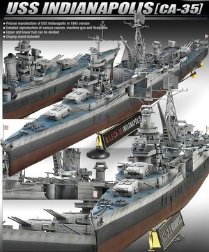 Academy 14107 USS INDIANAPOLIS 1/350 – immagine 2