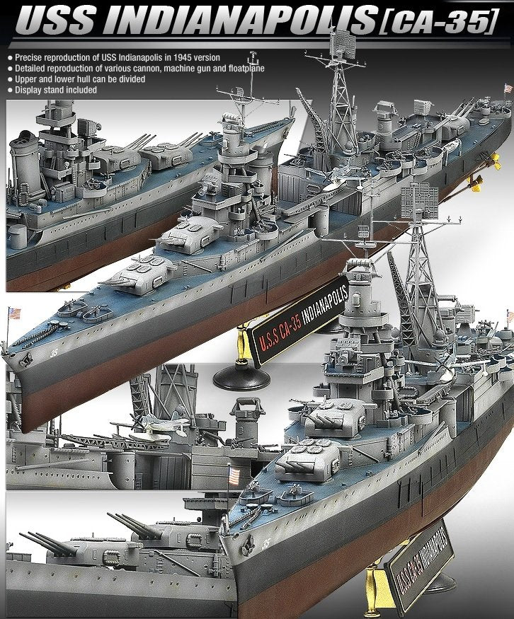 Academy 14107 USS INDIANAPOLIS 1/350 – immagine 2