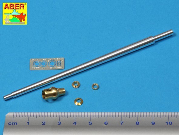 Aber 35L-067N 88 mm Pak 43/3 L/71 Barrel for German Tank Destroyer Jagdpanther Ausf.G1 early 1/35 – immagine 3