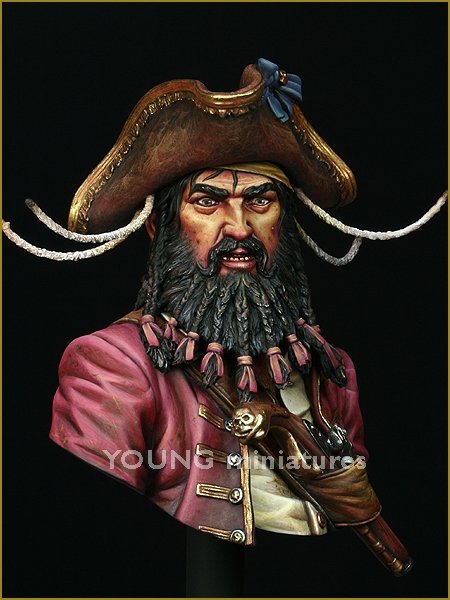 Young Miniatures YH1823 BARBE NOIRE 1718 La vengeance de la reine Anne 1/10 – image 7