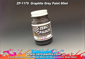 Peinture gris graphite Zero Paints ZP-1179, 60 ml