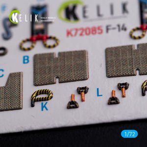 KELIK K72085 F-14A Tomcat - interior 3D decals for Hasegawa kit 1/72 – immagine 5