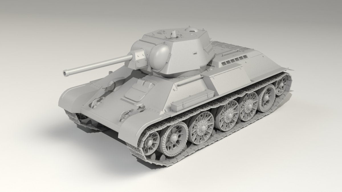 ICM 35370 Pz.Kpfw. 747 T-34 (r), WWII German Medium Tank 1/35 – imagen 2