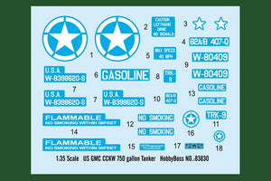Hobby Boss 83830 US GMC CCKW 750 gallon Tanker 1/35 – Bild 4