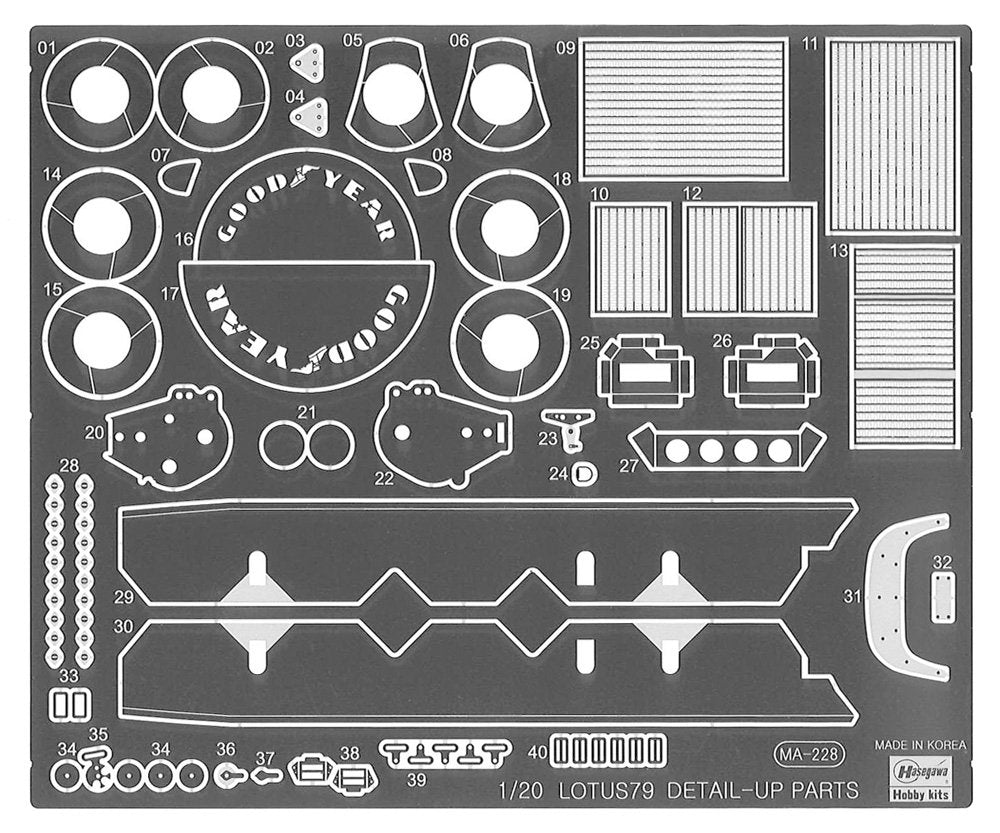 Hasegawa SP498 Lotus 79 “1978 German GP detail up version” 1/20 – immagine 6