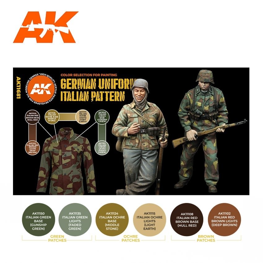 AK Interactive AK11681 UNIFORME ALLEMAND À MOTIF ITALIEN – image 2