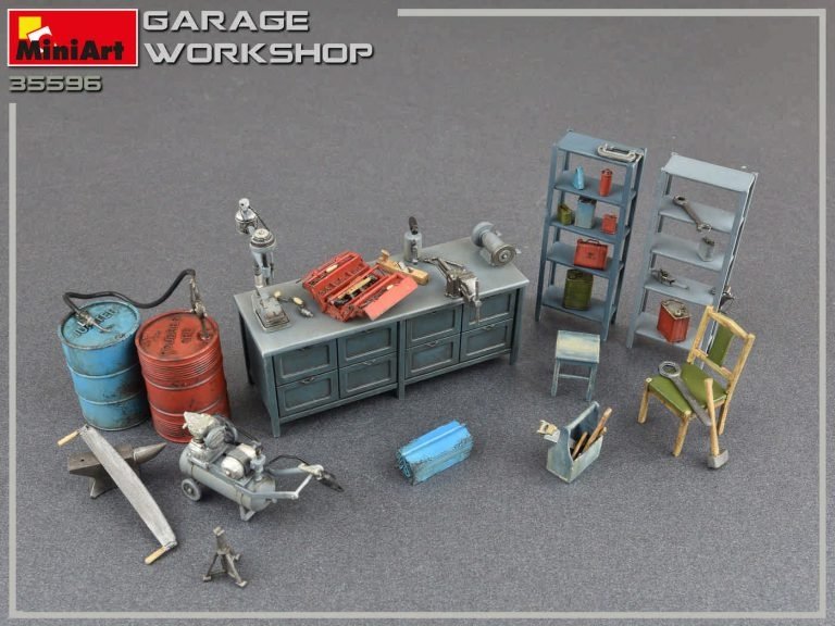 MiniArt 35596 Garage Workshop 1/35 – immagine 4
