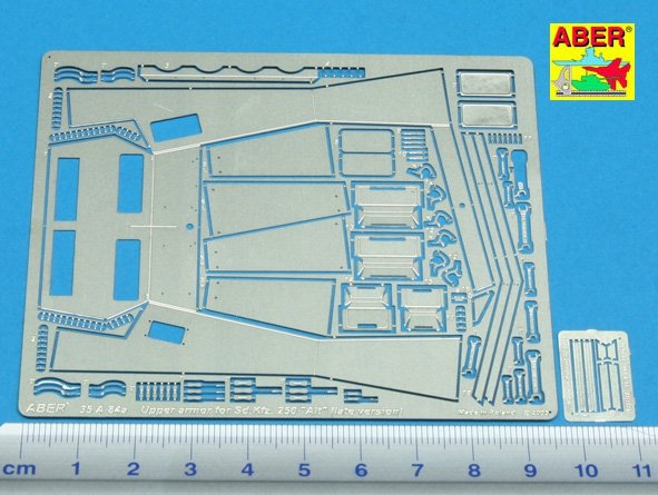 Aber 35A084 Upper armour for Sd.Kfz. 250 Alte (For late version) 1/35 – immagine 2
