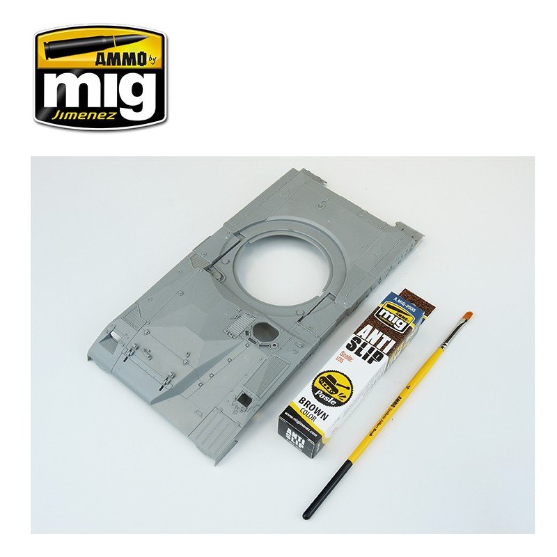Pâte antidérapante Ammo of Mig 2035 - Couleur marron pour maquettes au 1/35 – image 3