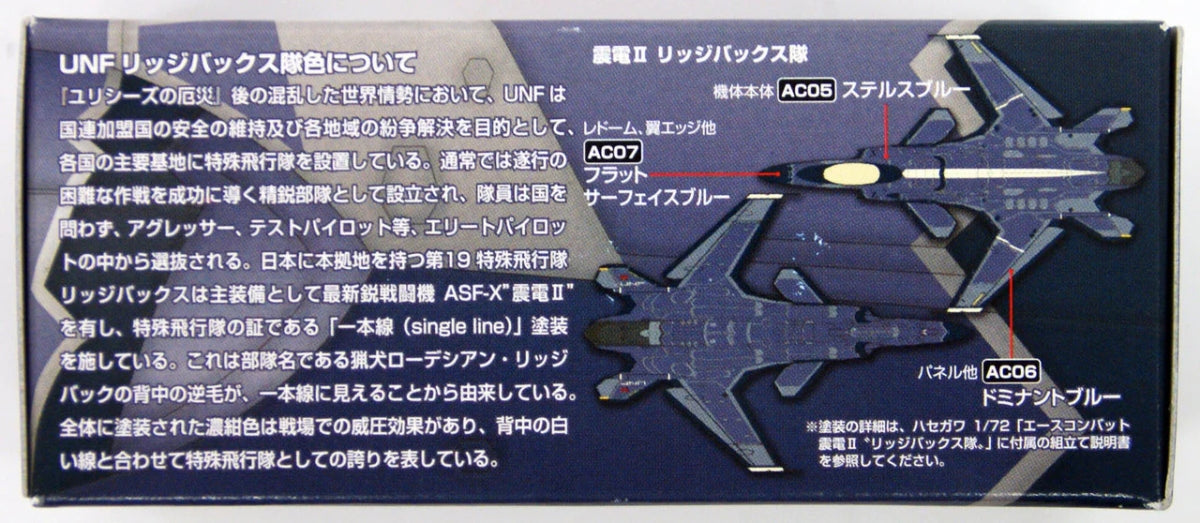 Gunze Sangyo CS-669 Ace Combat UNF Ridgebacks Squadron Colors – immagine 5