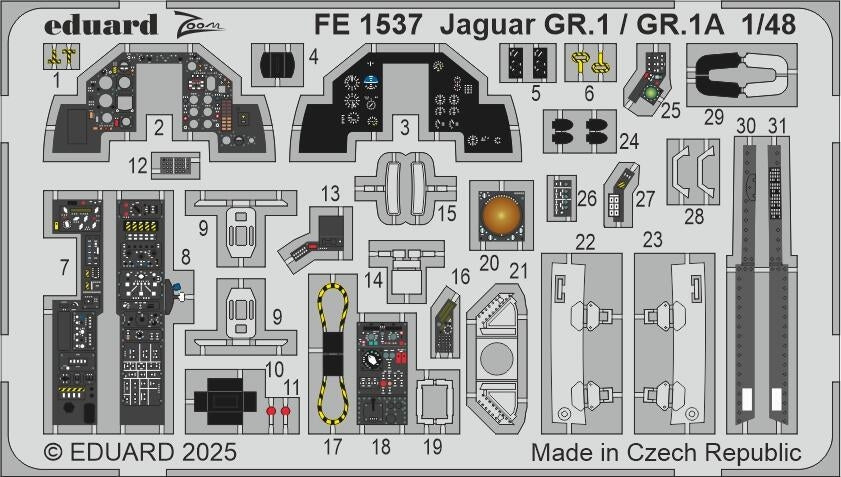 Eduard FE1537 Jaguar GR.1 / GR.1A AIRFIX 1/48