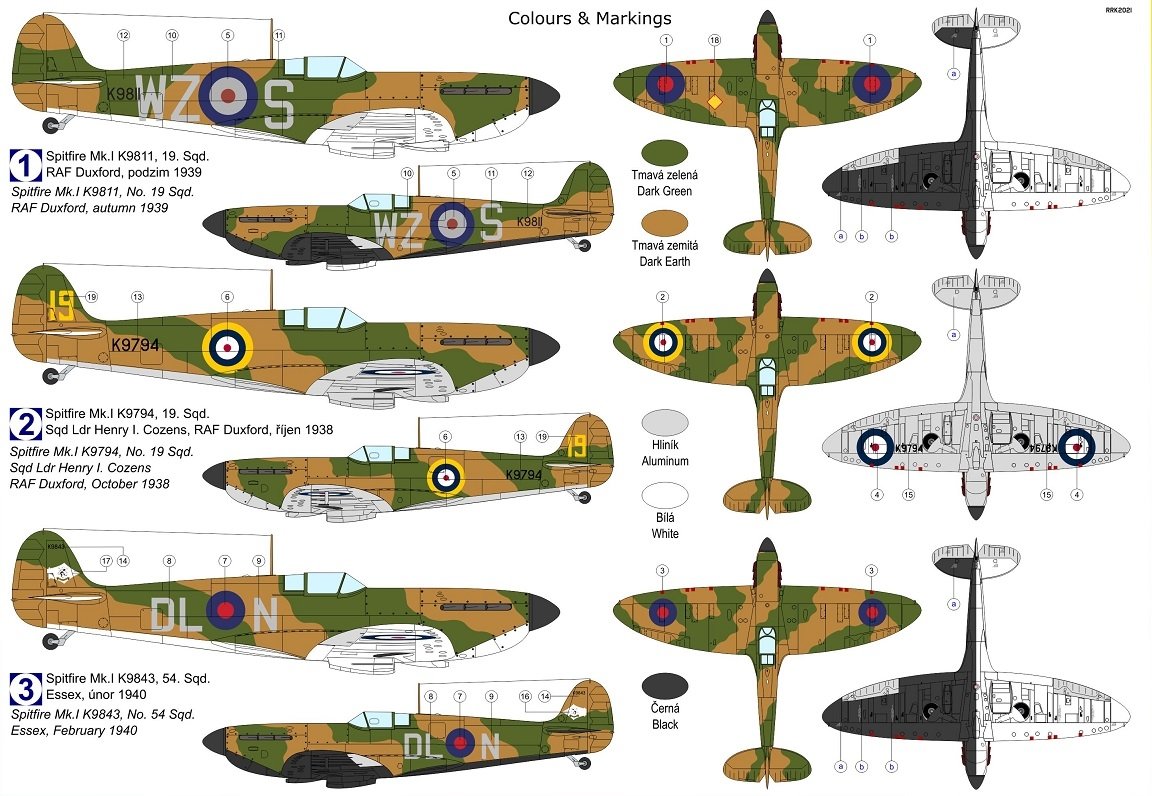 Kovozavody Prostejov KPM0260 Spitfire Mk.Ia « Wats Prop » 1/72 – image 2