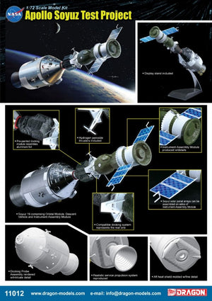 Dragon 11012 Project Apollo-Soyuz Test Project (Apollo 18 and Soyuz 19) 1/72 – image 2
