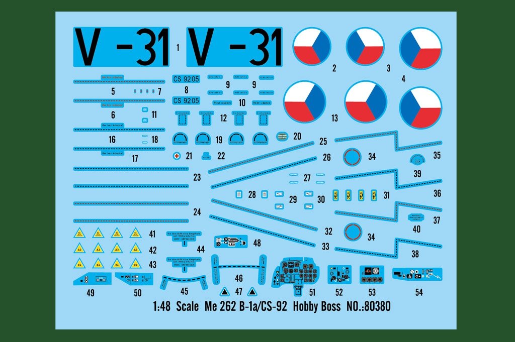 Hobby Boss 80380 Me 262 B-1a/CS-92 1/48 – zdjęcie 3
