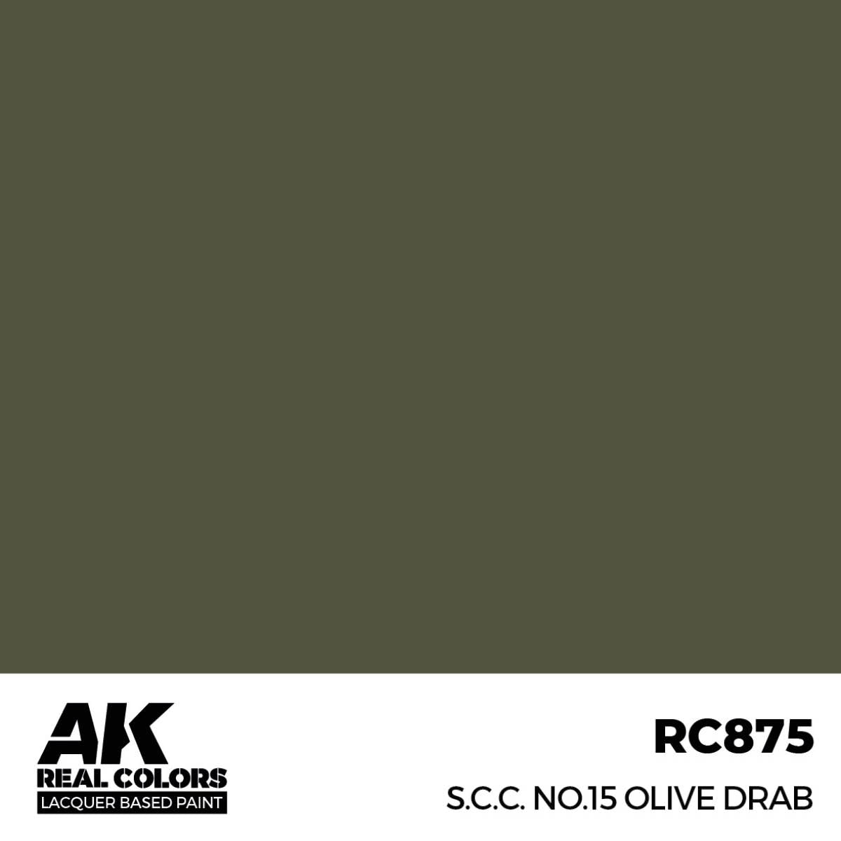 AK Interactive RC875 SCC No.15 Olive Drab 17 ml