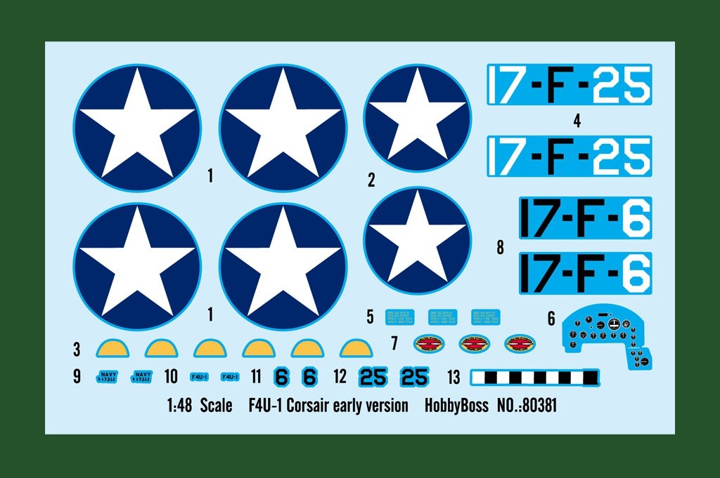 Hobby Boss 80381 F4U-1 Corsair Early version 1/48 – imagen 3