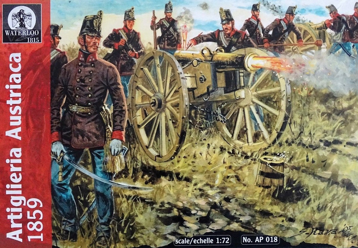 Waterloo 1815 AP018 Artigliera Autricheca 1859 (1/72)