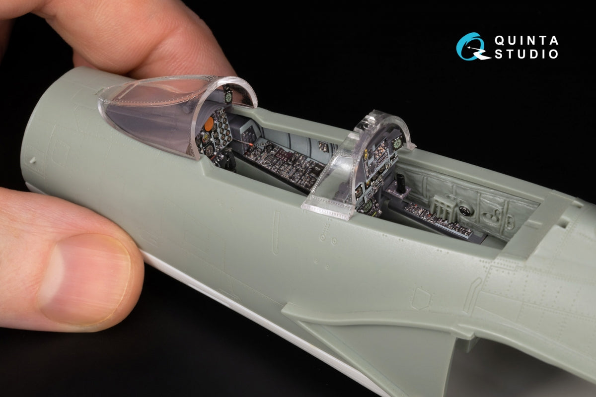 Quinta Studio QD+48486 F-4N Phantom II 3D-Printed &amp;amp; coloured Interior on decal paper (Academy) (with 3D-printed resin parts) 1/48 – imagen 16
