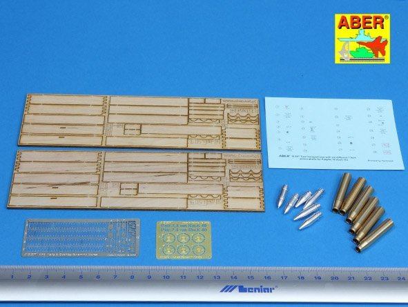 Aber 16057 Two transport box with six different 7,5cm ammo for PzKpfw. IV, Ausf, H-J 1/16 – Bild 2