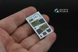 Quinta Studio QD72181 P-51D Mustang Early 3D-Printed &amp;amp; coloured Interior on decal paper (Eduard) 1/72 – imagen 4
