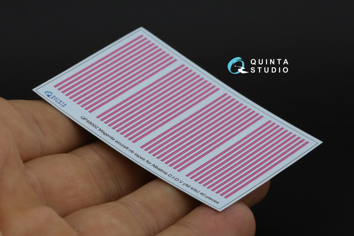 Quinta Studio QP48002 Magenta rib tapes Albatros D.I-D.V 1/48 – imagen 7