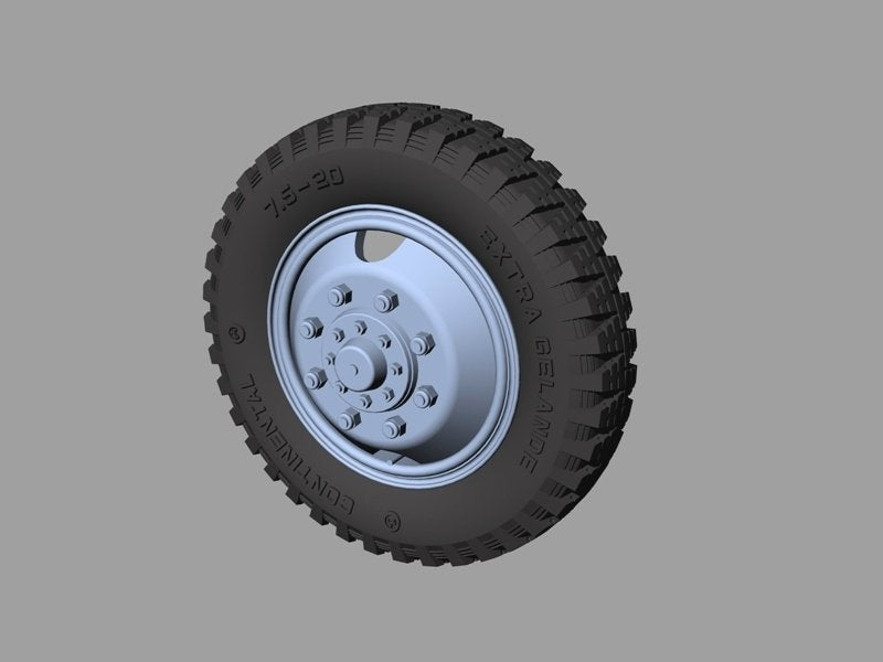 Panzer Art RE35-321 Mercedes LG 3000 road wheels (gelande pattern) 1/35 – imagen 2