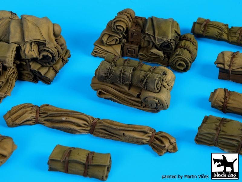 Black Dog T35141 Tentage+bedrols N 1/35 – immagine 2