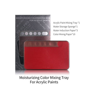 Palette humide DSPIAE MP-01PRO PRO pour peintures acryliques, conservant l&amp;#39;humidité