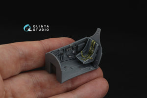 Quinta Studio QD48587 P-40E Warhawk 3D-Printed &amp;amp; coloured Interior on decal paper (Eduard) 1/48 – Bild 5