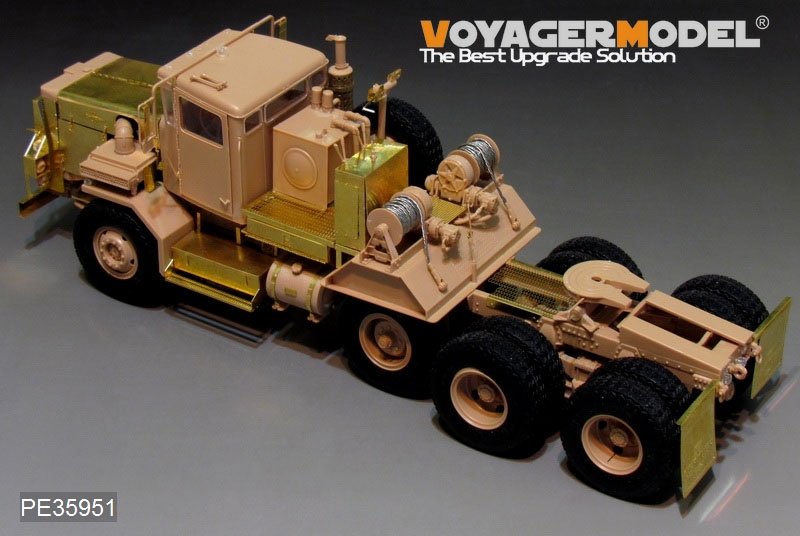 Voyager Model PE35951 Modern US Army M911 C-HET &amp;amp;M747 Heavy Equipment Semi-Trailer For MENG SS-013 1/35 – immagine 15