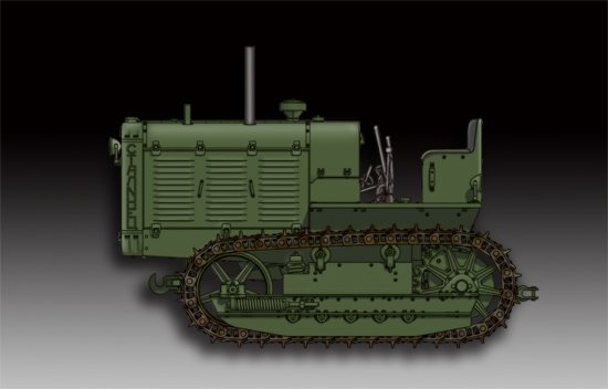 Trumpeter 07112 Tracteur russe ChTZ S-65 1/72