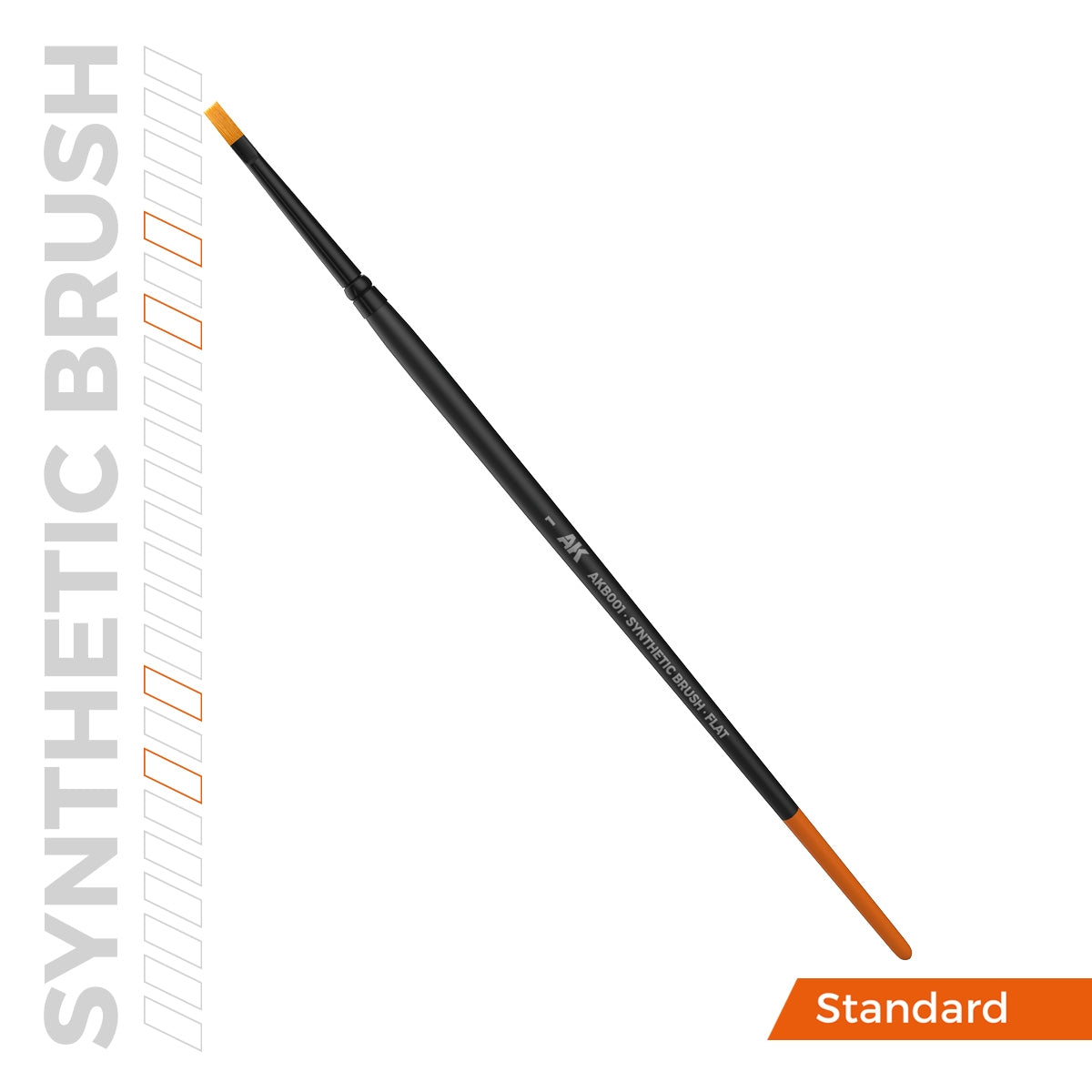 AK Interactive AKB001 AK SYNTHETIC BRUSH – FLAT 1 – Bild 2