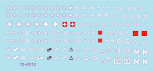 Star Decals 72-A1173 Marquages ​​génériques IDF n° 2. Insignes de brigade/unité israéliens pour chars et véhicules blindés. Échelle 1/72 – image 2