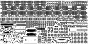 Pontos 37034FB USS BB-63 Missouri 1945 Advanced Detail Up Set for Hobbyboss Kit (Deck Blue 20B stained wooden deck) 1/350 – imagen 31