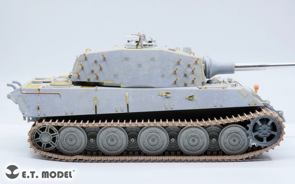 ET Model P35-069 Chenille fonctionnelle simple KingTiger allemand de la Seconde Guerre mondiale (18 dents, version tardive) (Impression 3D) 1/35 – image 11