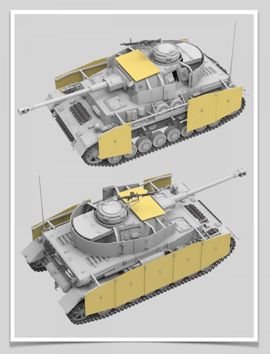 Rye Field Model 5046 Panzerkampfwagen IV Ausf.H Sd.Kfz.161/1 EARLY RPODUCTION 1/35 – imagen 2