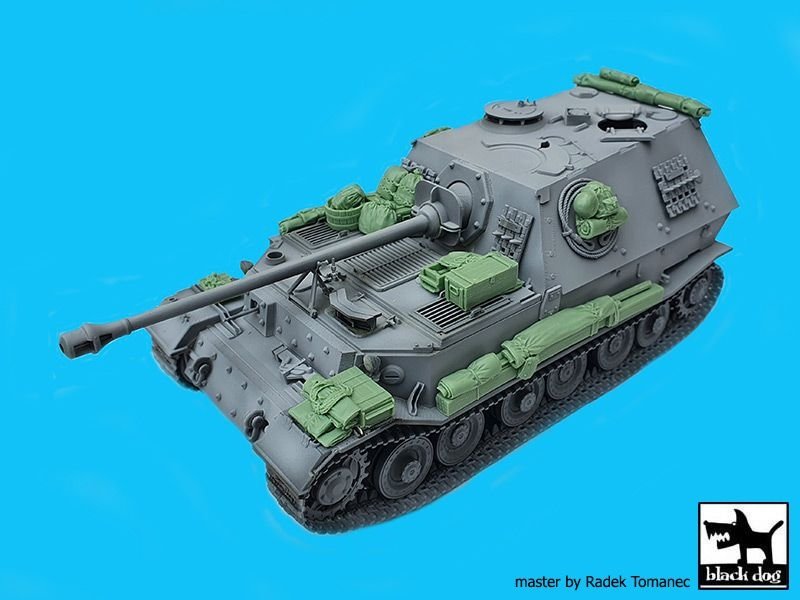 Black Dog T35227 German tank Elefant Sd.Kfz 184 accessories set 1/35 – imagen 4