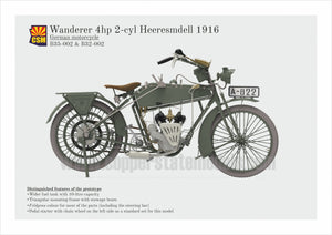 Copper State Models B32-002 Wanderer 4PS 1916 Motorcycle 1/32 – image 7