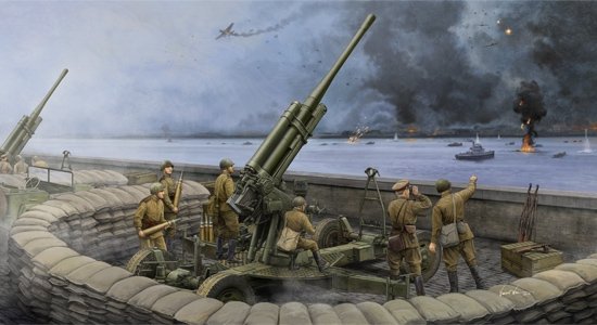 Trumpeter 02342 Soviet 52-K 85mm Air Defense Gun M1943 Late Version 1/35