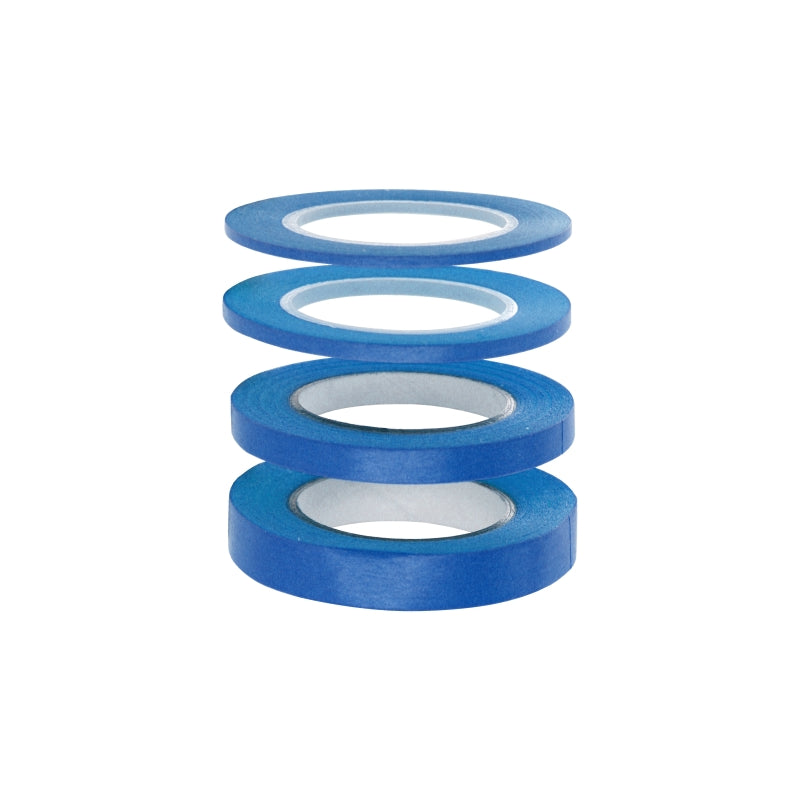 Modelcraft PMA3000-4 Flexible Masking Tape (1, 2, 3 &amp;amp; 6m) Four Pack