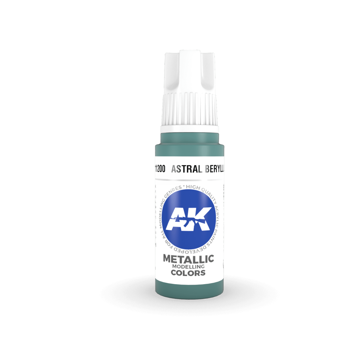 AK Interactive AK11200 ASTRAL BERYLLIUM – METALLIC 17ml – imagen 2