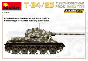 Miniart 37069 T-34/85 Production tchécoslovaque Type précoce 1/35 – image 6