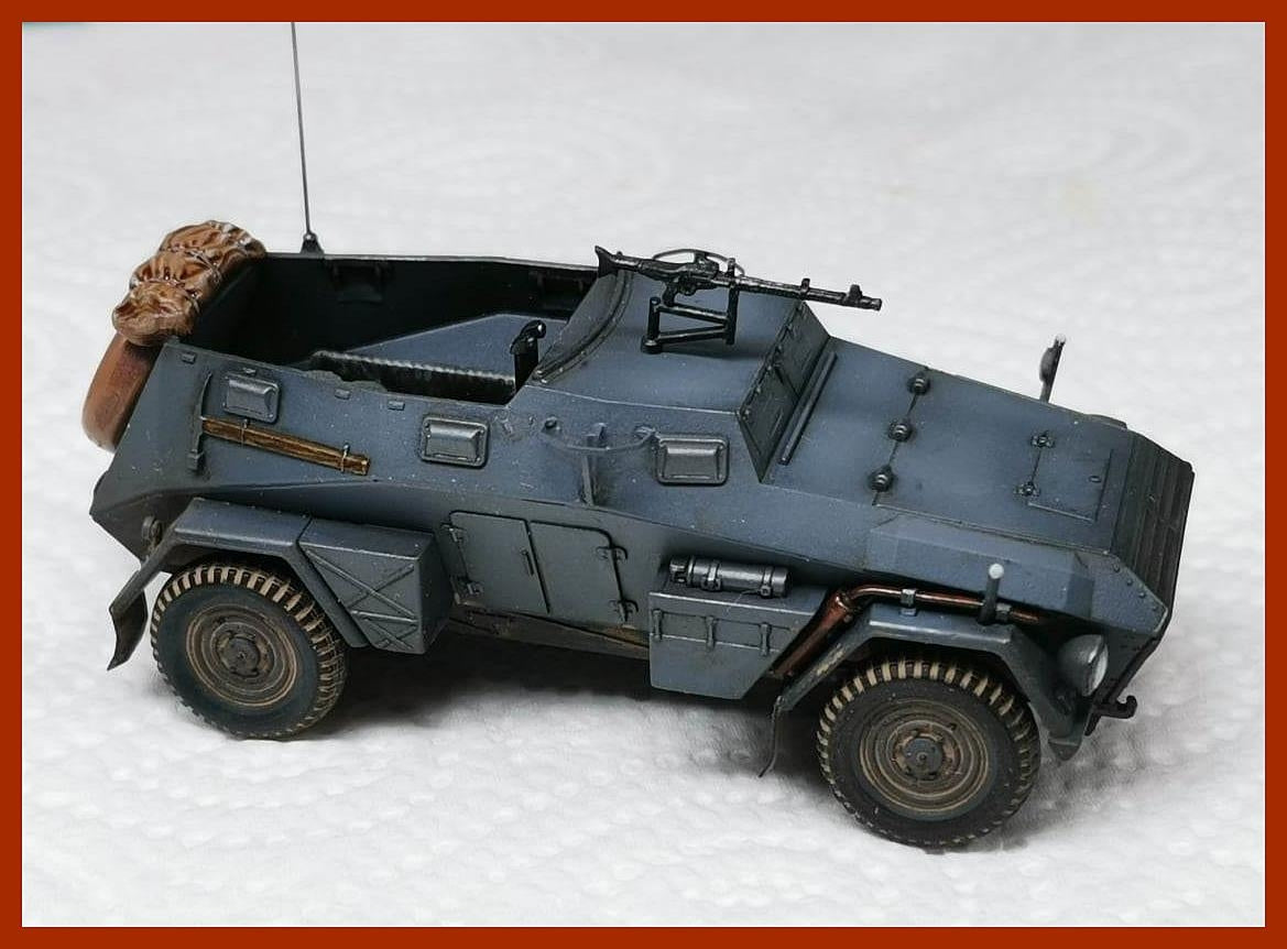 First To Fight PL101 German Armored Car Sd.Kfz. 247 Ausf. BZ MG34 1/72 – image 3